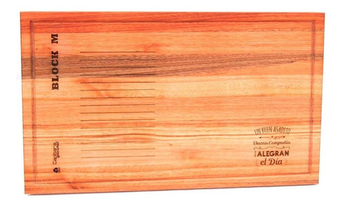 Imagen 2 de 8 de Tabla Para Asado Mediana De Madera Leuka Capibara
