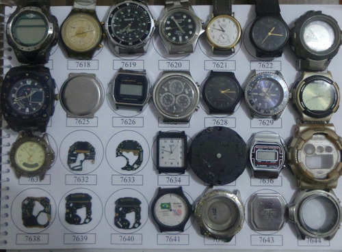 Lote 28 Sucatas Casio E Outros- Máquina Do Tempo