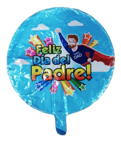 Globos Metalizados Te Quiero Papá 18 45cm Fiesta Dia Padre