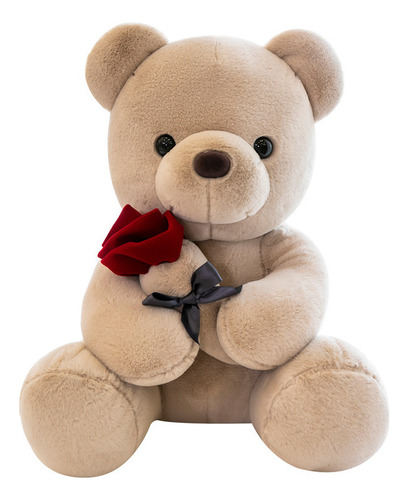 Regalo De San Valentín Para Novia, Oso Gris 25cm