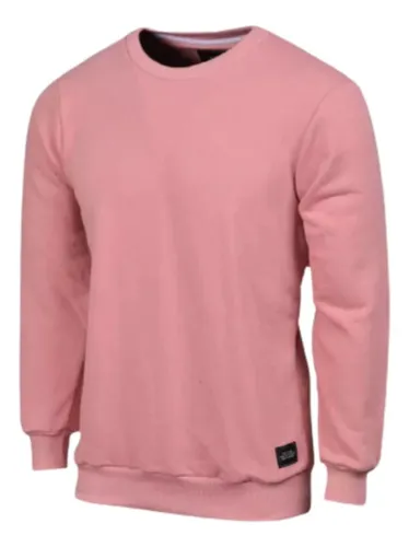 Buzo rosa liso hombre hotsell