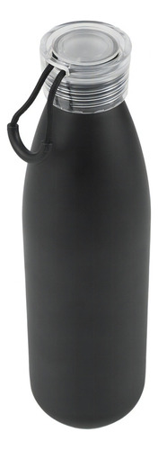 Botella Aluminio Deportiva Modelo Bay Tahg 750 Ml Color Negro