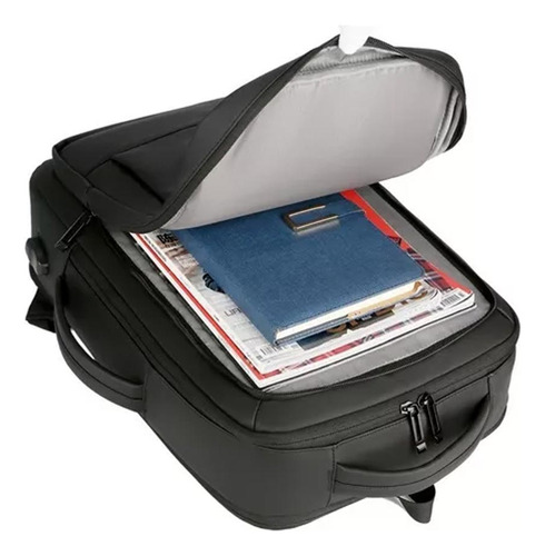 Mochila Ionify Urbana Smart Puerto Usb Impermeable Viaje Color Gris Diseño De La Tela Liso