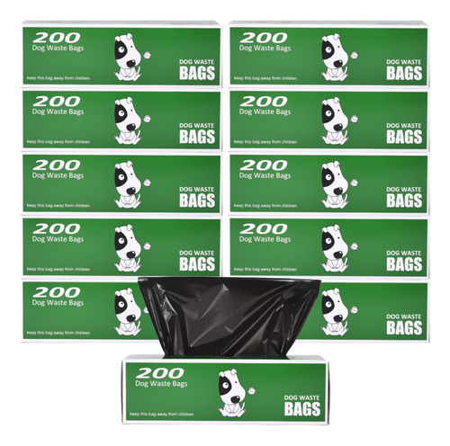 The Original Poop Bags® 2,000 Rollos Comerciales A Granel, B