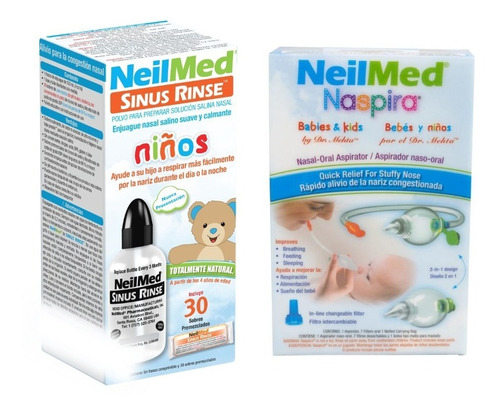 Neilmed Paquete Infantil Sinus Rinse & Naspira