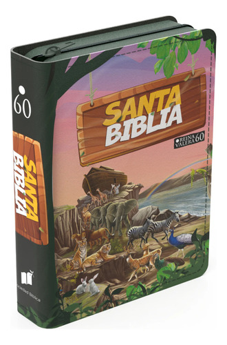 Biblia Completa Para Niños Compacta Con Cierre, Rvr 1960