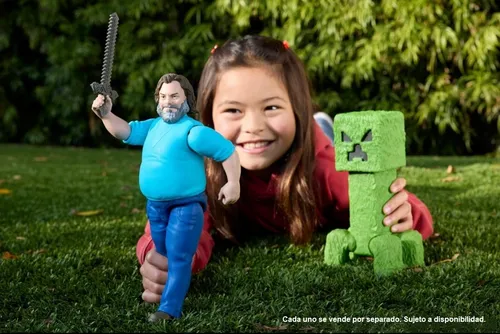 Mattel Minecraft Movie Figura De Acción Steve