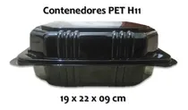 Comprar Envases Plasticos Modelo H11 Negro 