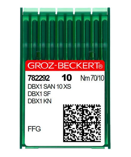 20 Agujas Groz-beckert® Dbx1 San 10 Xs - 70/10, Ffg