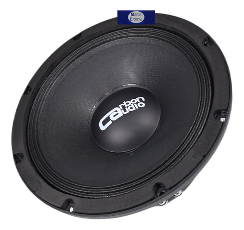 Medio Rango 10puLG Carbon Audio Ca-mr30010px 3000w Missile Color Negro
