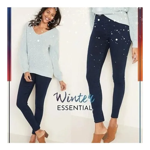 Vaqueros leggins mujer hot sale
