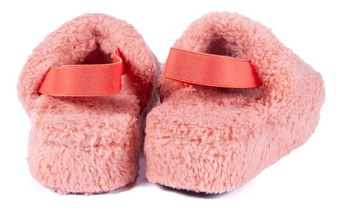 Imagen 3 de 9 de Pantufla Mujer Invierno Peluda Con Elástico Ona Citadina
