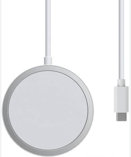 Funda Magsafe Para Iphone + Cargador Magsafe Transparente 15 Pro