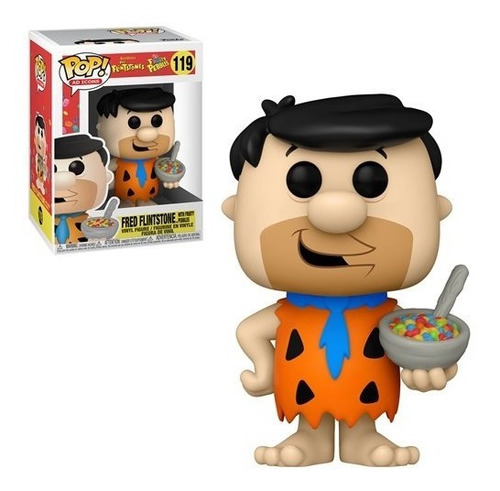 Funko Pop Picapiedras  Fred Flintstone With Cereal