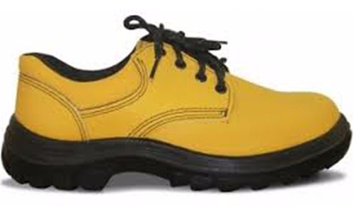 Zapato De Trabajo Sin Puntera Amarillo