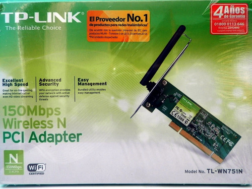 Pci Adapter Wireless N 150 Mbps