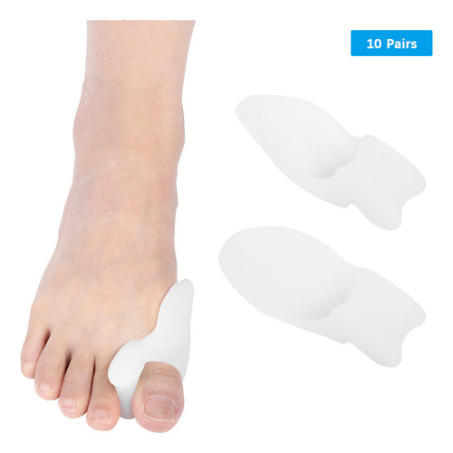 Almohadillas Separadoras De Dedos, 10 Pares, Reutilizables,