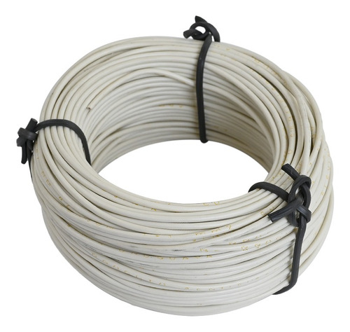 Imagen 1 de 5 de Cable Para Instalacion 1.00mm Blanco Rollo 50mts