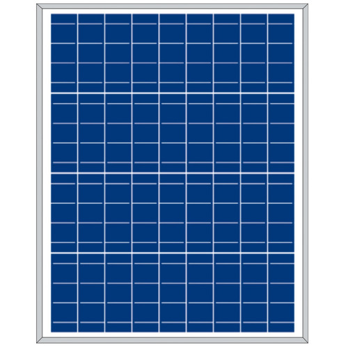 Panel Solar Plm-050-p-36 50w Paneles Solares Fema