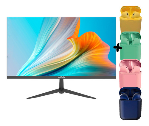 Monitor Mofenx282475f Enxuta 24 Full Hd + Auriculares Inalám