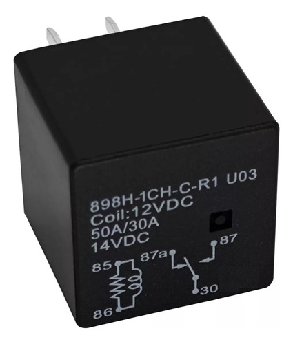 Rele Relay 898h-1ch-c-r1 U03 12vdc 50a