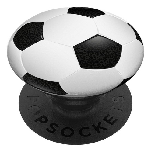Soporte Para Telefono Tableta Diseño Balon Futbol Negro