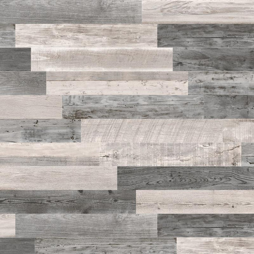 Porcelanato Tipo Madera Firewood Cold 20x120 Gris