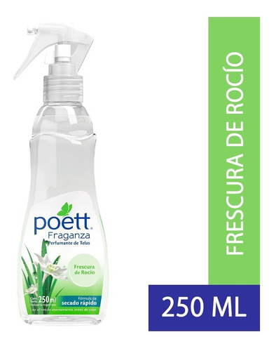 Poett Perfume Para Ropa Fragancia Frescura De Rocio 250 Ml