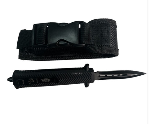 Cuchillo Navaja Automatica Retractil Horizontal 17 Cm Acero