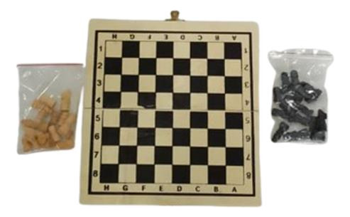 Juego De Mesa Ajedrez Tablero Y Piezas De Madera