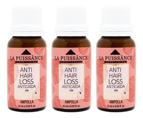 La Puissance Anti Hair Loss Anticaída X3 Ampollas 3c