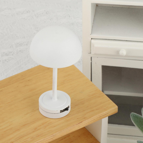 Lámpara De Mesa Para Casa De Muñecas 1:12, Decoración De
