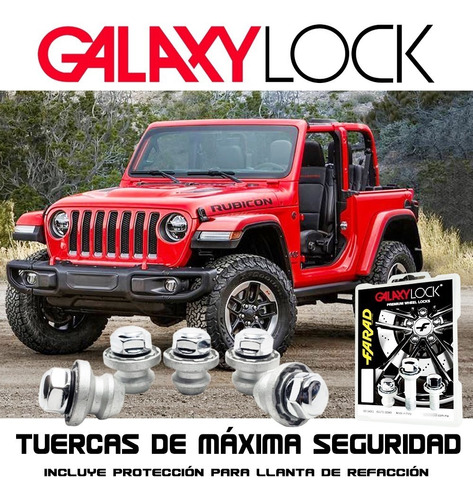 Jeep Wrangler Unlimited Sahara Tuercas De Seguridad