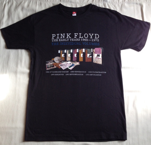 Pink Floyd The Early Years 1965-1972 Playera Talla M/36