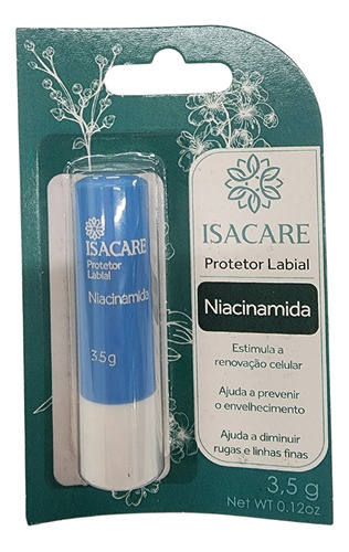 Protetor Labial Com Niacinamida Isacare 3,5g