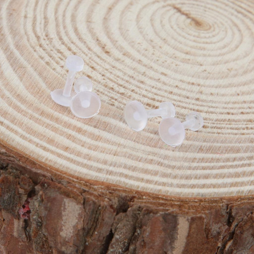 10pcs Joyería De Cuerpo De Acrílico Bares Retenedores