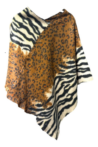 Poncho Capa Cerrada Tejido Suave Liviano Importado