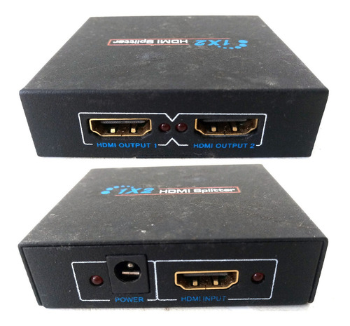 Imagem 2 de 9 de Splitter Hdmi (divisor Hdmi) 1 Para 2 Com Ou Sem Hdcp
