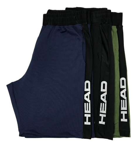 Imagem 3 de 4 de Bermuda Masculina Com Faixa Lateral - Head