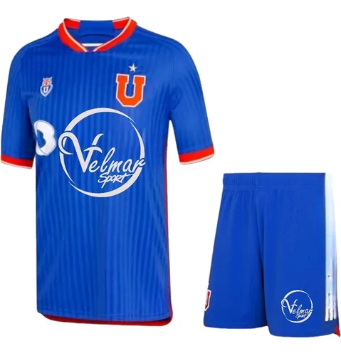 Conjunto F tbol Camiseta Y Short Ni o Universidad De Chile