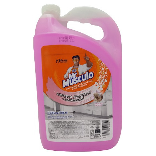 Caja 4 Limpiador Glade Caricia Bebe Mr Musculo 0548 Ml.