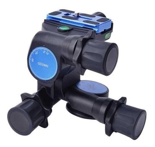 Imagen 5 de 7 de Cabezal Micrométrico Benro 3 Vías Gd3wh Carga Hasta 6kg