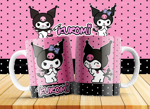 Tazas Plasticas  Personalizadas Kuromi Sanrio Pack Por 7