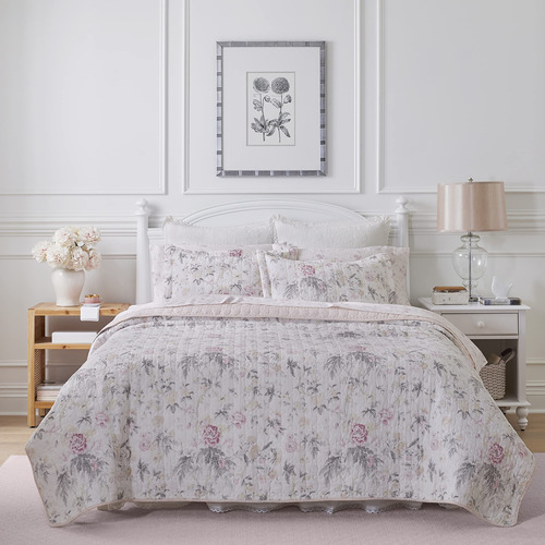 Laura Ashley Home - Juego De Edredn Ultrasuave Ideal Para To