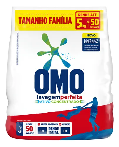 Sabão em Pó Omo Lavagem Perfeita 4kg
