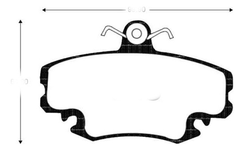 Jgo Pastillas Del Renault Clio Ii-meg-sce-platina Gtx P0543