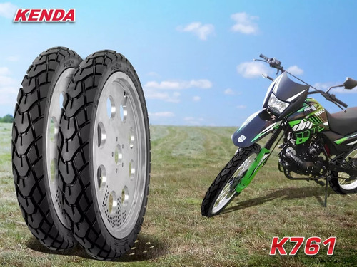 Llantas Kenda 4.10-18 + 2.75-21 K761 Terra Uso Con Cámara