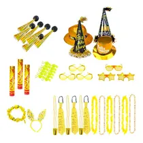 Comprar Cotillones Para Adulto Para 12 Personas Dorado(mod-o)