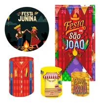 Comprar Trio Capa Cilindro Festa Junina 1 + Kit Painéis Casado