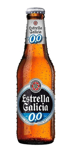 Cerveza Estrella Galicia 0,0 Sin Alcohol 250 Ml Pack X 6